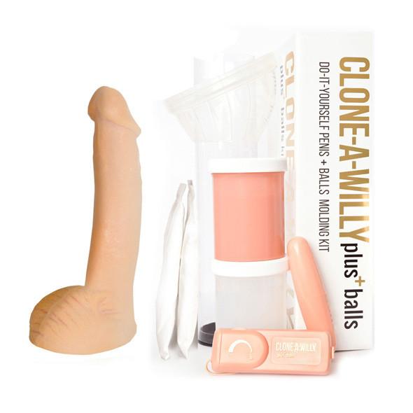 Clone A Willy - Penis plus Balls Molding Kit Clone Dildo (Vibration) Non Rechargeable Durio Asia
