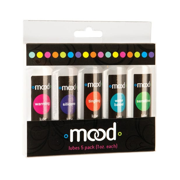 Doc Johnson - Mood Lubes Travel Kit Assorted Pack of 5 Bottles 1 oz Lube (Water Based) 782421006525 CherryAffairs