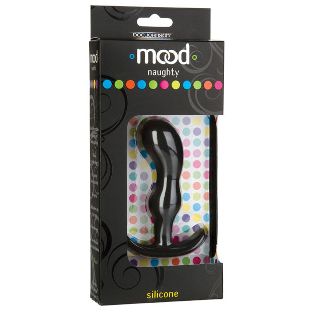 Doc Johnson - Mood Naughty 2 Butt Plug Medium (Black) Anal Plug (Non Vibration) Durio Asia