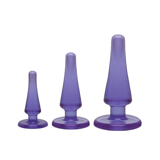 Doc Johnson - Crystal Jellies Anal Initiation Kit (Purple) Anal Kit (Non Vibration) 782421054915 CherryAffairs