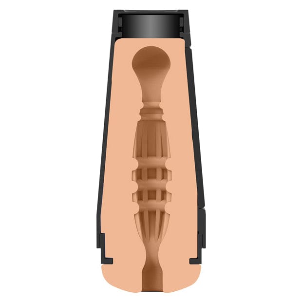 Doc Johnson - Man Squeeze Stud Ultraskyn Stroker Masturbator Ass (Vanilla) Masturbator Ass (Non Vibration) 782421069209 CherryAffairs