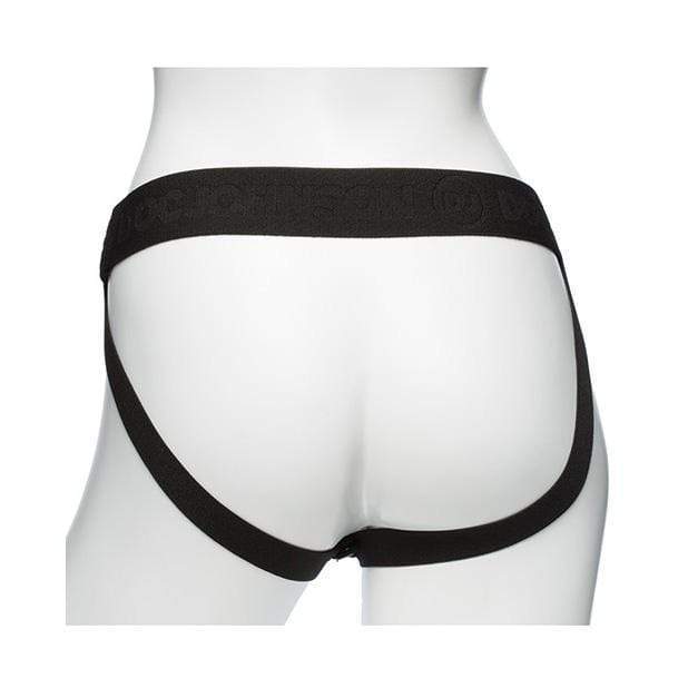 Doc Johnson - Body Extensions Be Naughty Vibrating 4 Piece Strap On Set (Black) Strap On with Hollow Dildo for Male (Non Vibration) 782421070366 CherryAffairs