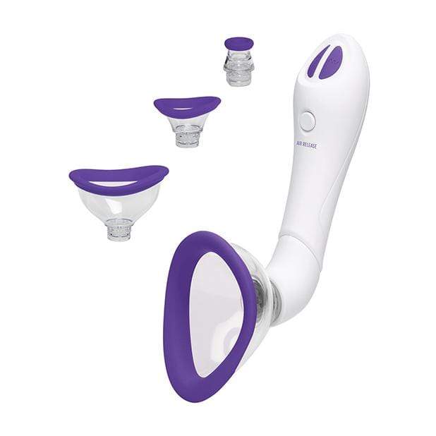 Doc Johnson - Bloom Intimate Body Automatic Vibrating Rechargeable Body Pump (White) Clitoral Pump (Vibration) Rechargeable 782421077723 CherryAffairs