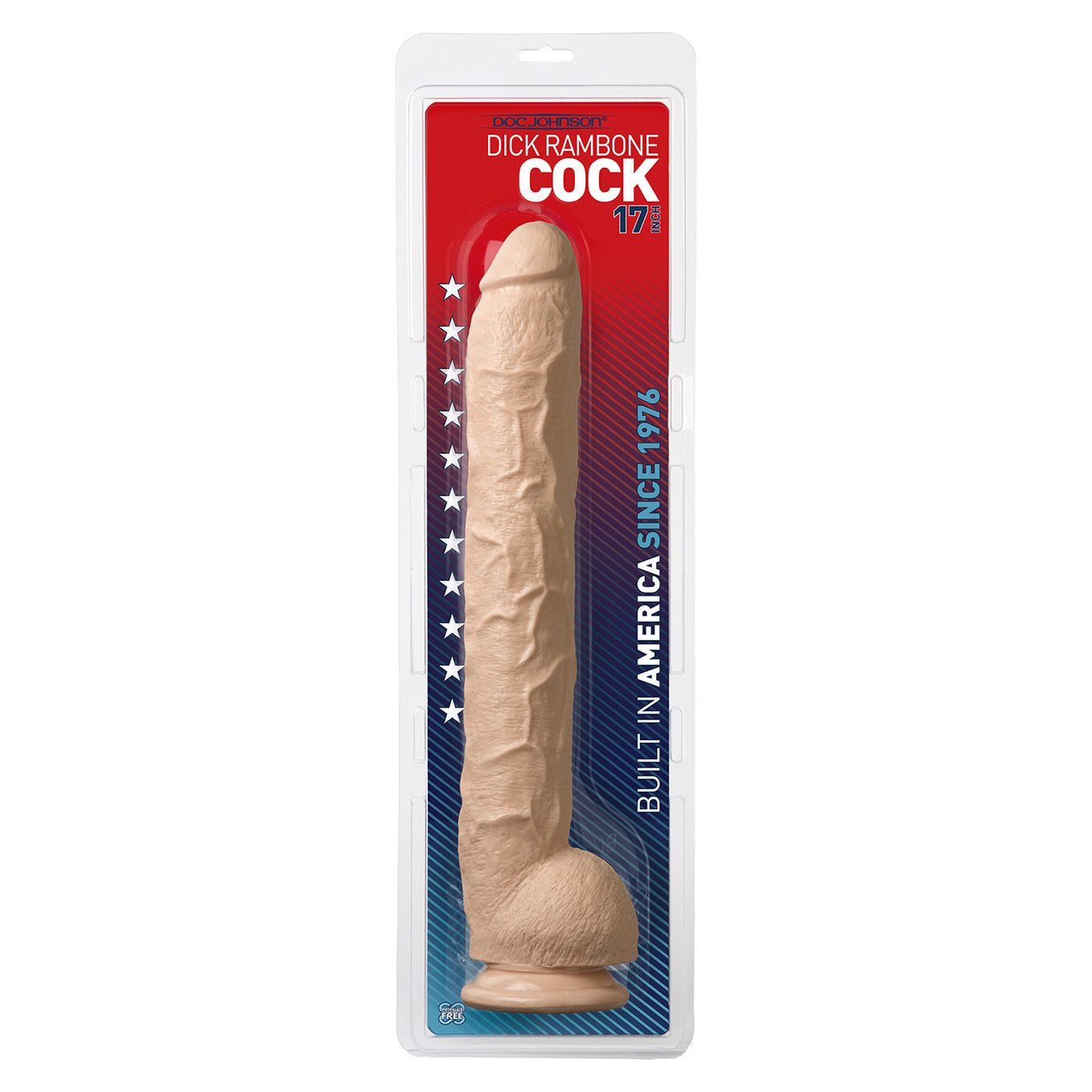 Doc Johnson - Dick Rambone Cock 17" Realistic Dildo with suction cup (Non Vibration) Durio Asia