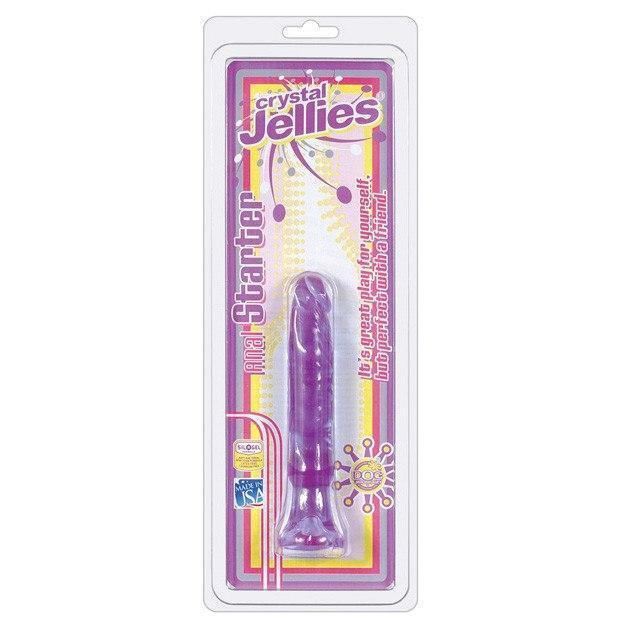 Doc Johnson - Crystal Jellies 6" Anal Starter (Purple) Anal Beads (Non Vibration) Durio Asia