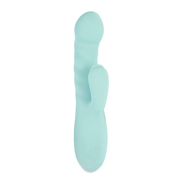 Nasstoys - Luv Heat Up Thruster Rabbit Vibrator (Aqua) Rabbit Dildo (Vibration) Rechargeable 782631296822 CherryAffairs