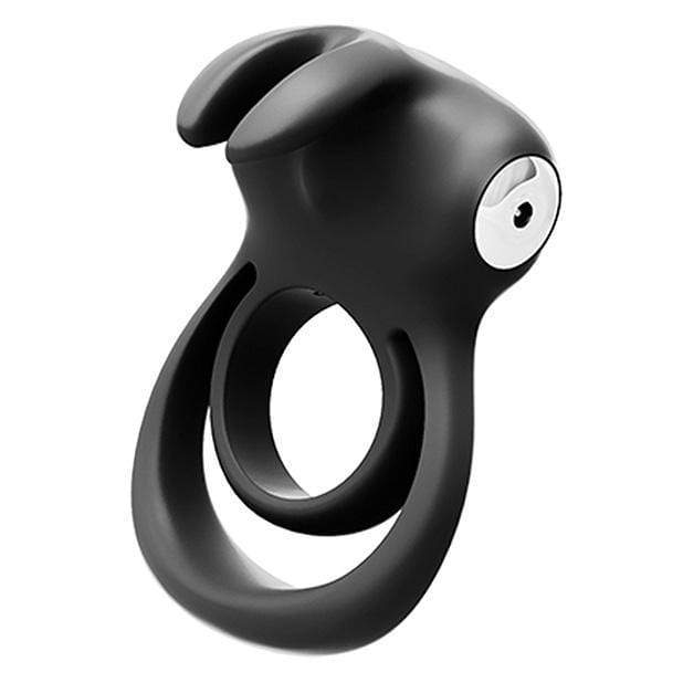 VeDO - Thunder Bunny Rechargeable Dual Cock Ring (Black) Silicone Cock Ring (Vibration) Rechargeable 789185756840 CherryAffairs