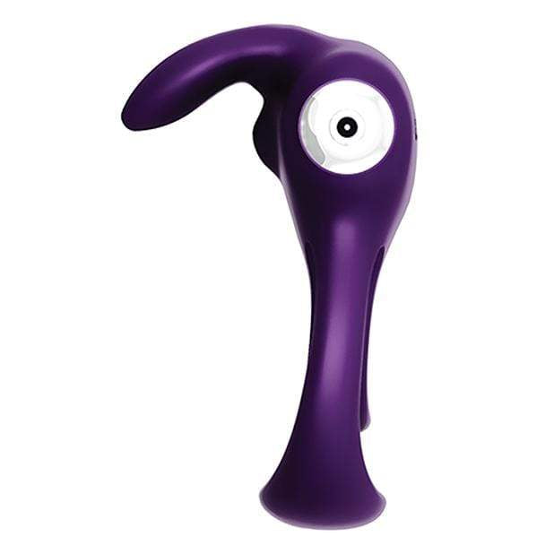 VeDO - Thunder Rechargeable Dual Cock Ring (Deep Purple) Silicone Cock Ring (Vibration) Rechargeable 789185756857 CherryAffairs