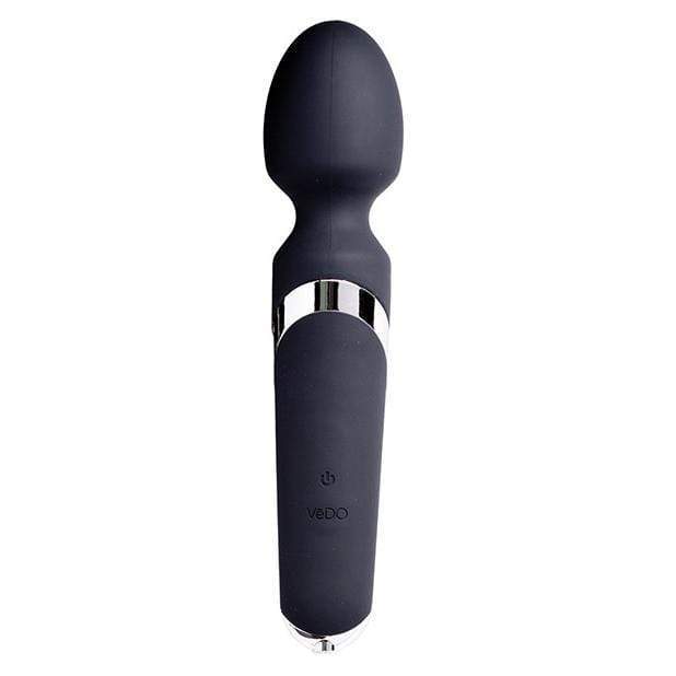 VeDO - Wanda Rechargeable Body Wand Massager (Just Black) Wand Massagers (Vibration) Rechargeable 789185756949 CherryAffairs