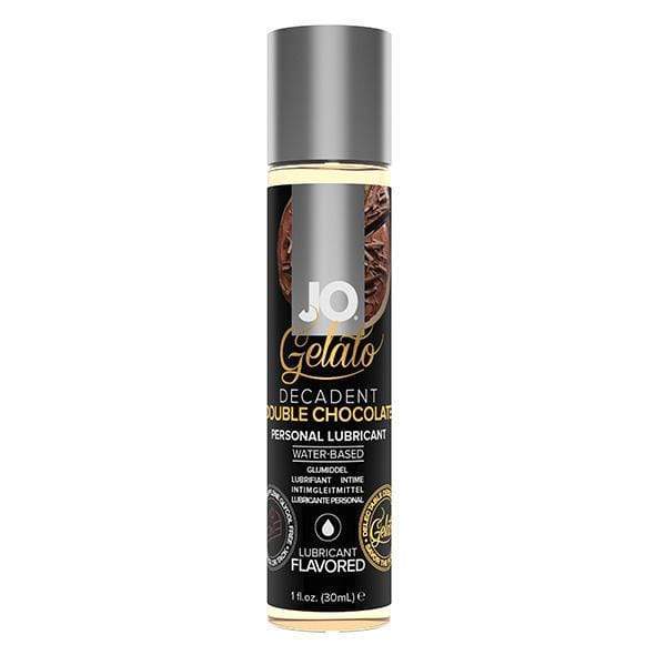 System Jo - Gelato Decadent Double Chocolate Flavored Water Based Lubricant 30 ml Lube (Water Based) 796494105894 CherryAffairs
