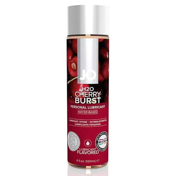 System Jo - H2O Cherry Burst Flavored Water Based Lubricant 120 ml Lube (Water Based) 277006086 CherryAffairs