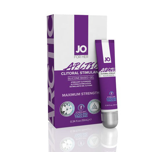 System JO - For Women Arctic Clitoral Stimulant Silicone Gel 10 ml - Clear - Arousal Gel