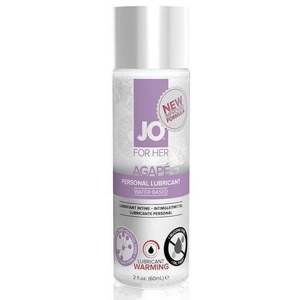 System Jo - For Her Agape Warming Water Based Lubricant 60 ml Warming Lube 796494420096 CherryAffairs
