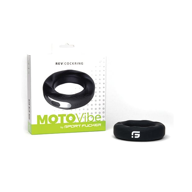 Sport Fucker - Motovibe Rev Silicone Vibrating Cock Ring 48 mm (Black) Silicone Cock Ring (Vibration) Rechargeable 626141397 CherryAffairs