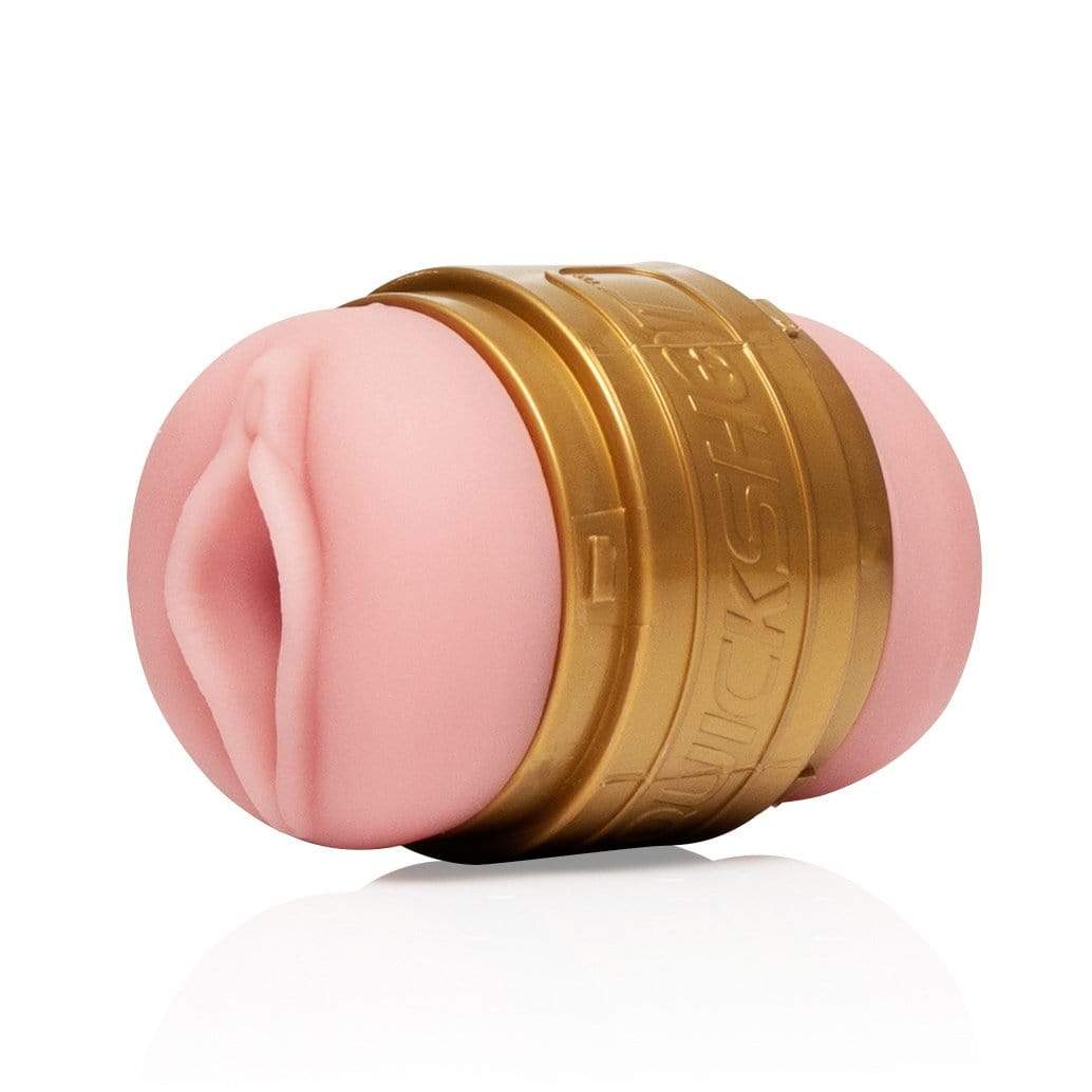 Fleshlight - Stamina Training Unit Quickshot Lady & Butt Masturbator (Beige) Masturbator Vagina (Non Vibration) 810476010973 CherryAffairs
