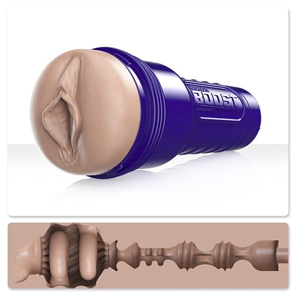 Fleshlight - Boost Bang Masturbator (Beige) Masturbator Vagina (Non Vibration) 810476011307 CherryAffairs