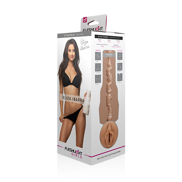Fleshlight - Fleshlight Girls Eliza Ibarra Signature Vagina (Ethereal) - Beige - Masturbator Vagina (Non Vibration)