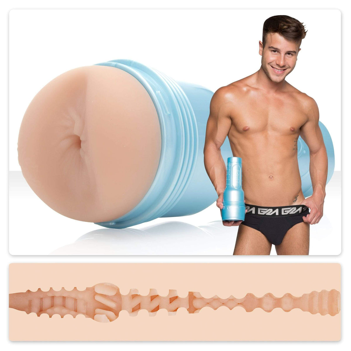 Fleshlight - Fleshjack Boys Allen King Masturbator Ass (Majestic) Masturbator Gay Ass (Non Vibration) Durio Asia