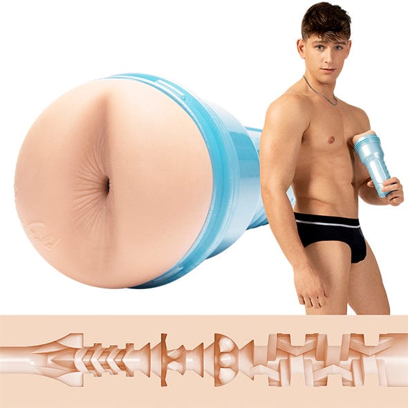 Fleshlight - Fleshjack Boys Reno Gold Masturbator Ass (Golden Boy) Masturbator Gay Ass (Non Vibration) 810476012809 CherryAffairs