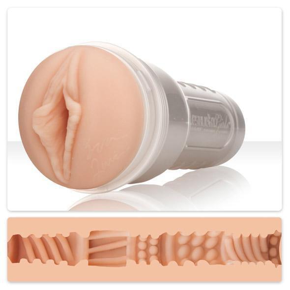 Fleshlight - Fleshlight Girls Eva Lovia Lotus Masturbator (Sugar) Masturbator Vagina (Non Vibration)