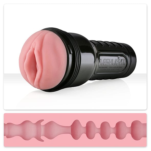 Fleshlight -  Pink Lady Mini Lotus Masturbator (Beige) Masturbator Vagina (Non Vibration) 604563237 CherryAffairs