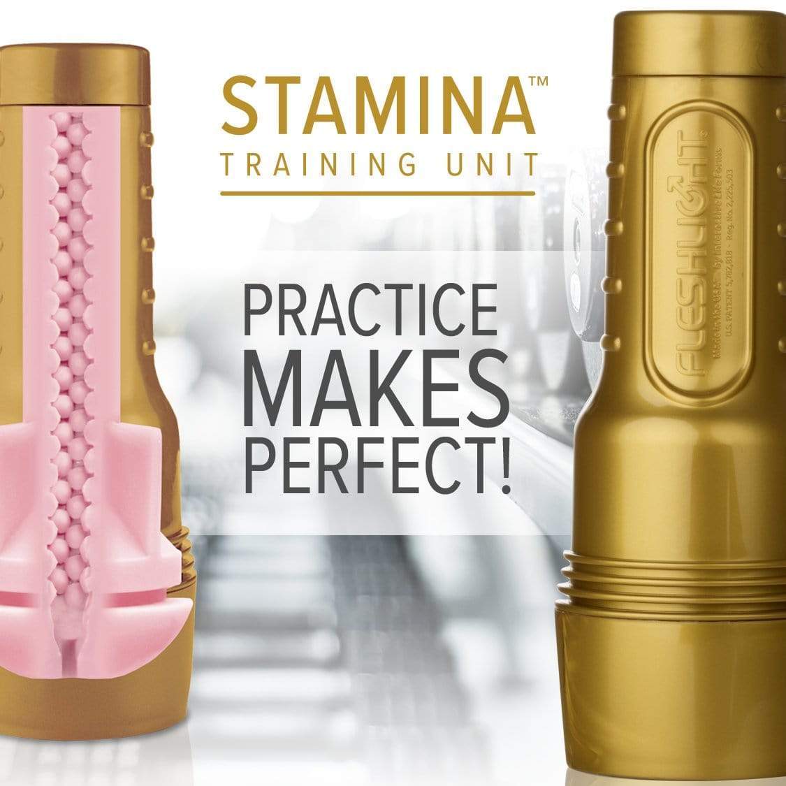 Fleshlight - Pink Butt Stamina Training Unit Masturbator (Beige) Masturbator Ass (Non Vibration) 810476019402 CherryAffairs