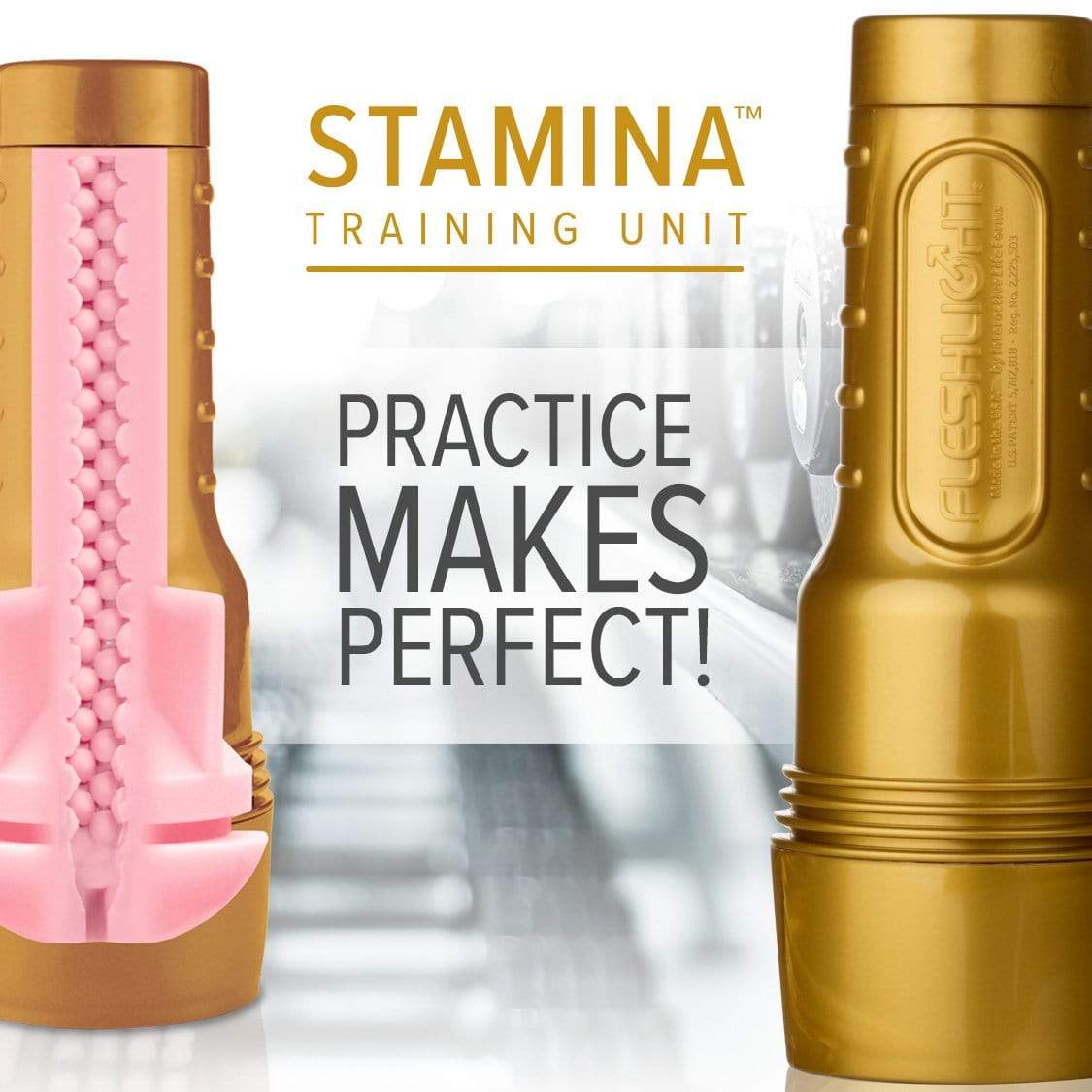 Fleshlight - Pink Butt Stamina Training Unit Masturbator (Beige) Masturbator Ass (Non Vibration) 810476019402 CherryAffairs