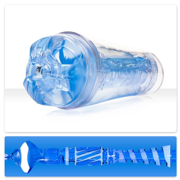 Fleshlight - Flight Commander Masturbator (Blue) Masturbator Mouth (Non Vibration) 810476019778 CherryAffairs