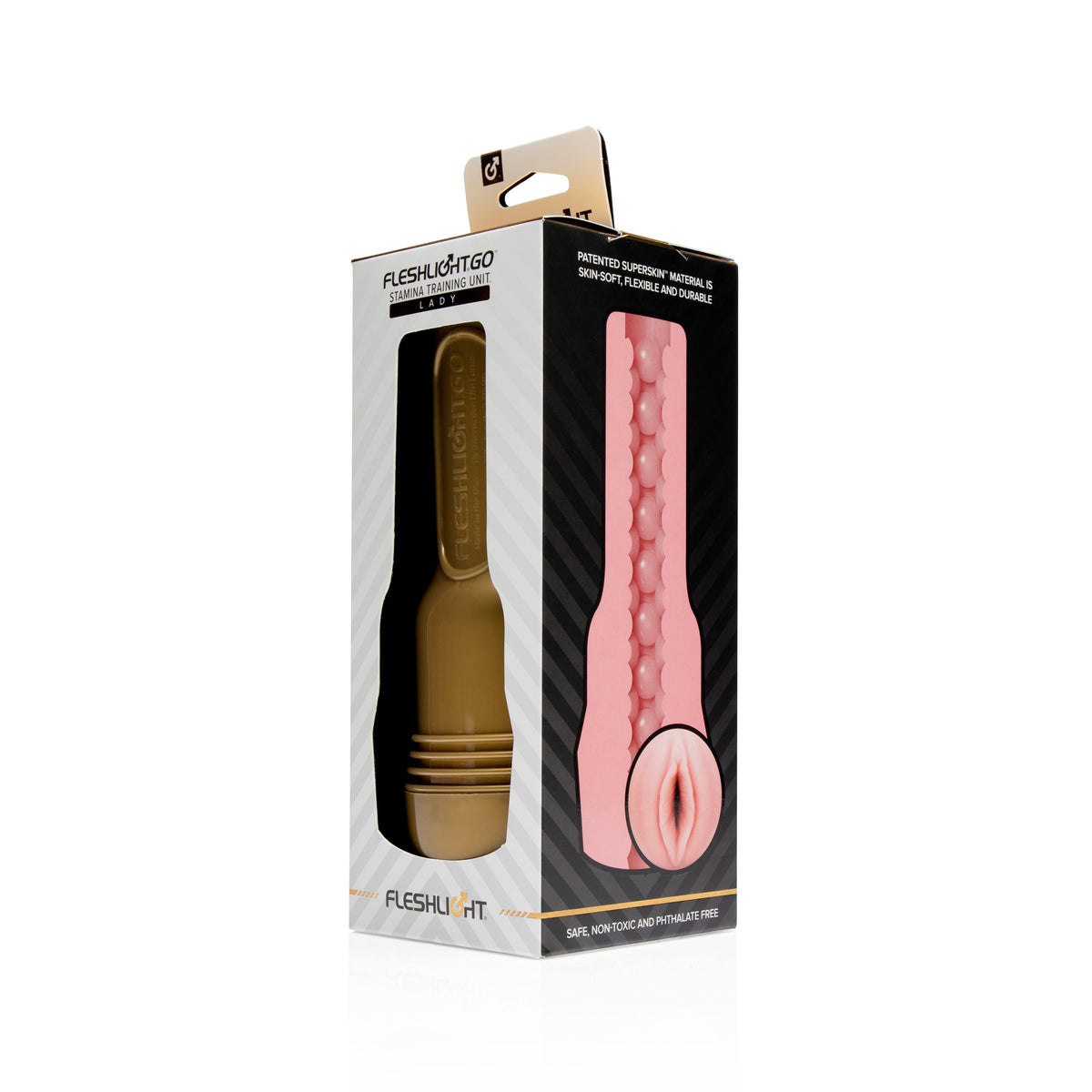 Fleshlight - Fleshlight GO Stamina Training Unit Masturbator (Beige) Masturbator Vagina (Non Vibration) 810476019785 CherryAffairs