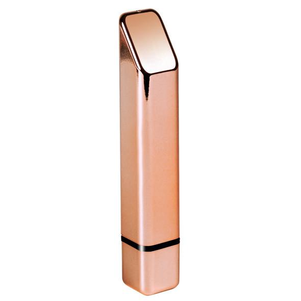 RocksOff - 10 Speed Bamboo Bullet Vibrator (Rose Gold) - PleasureHobby