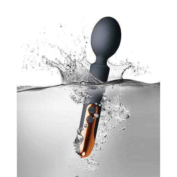 RocksOff - Oriel Rechargeable Wand Massager (Black) Wand Massagers (Vibration) Rechargeable 811041014075 CherryAffairs