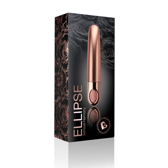 Rocksoff - Ellipse Sensual Harmony Bullet Vibrator (Metallic Dusk Pink) Bullet (Vibration) Non Rechargeable 621233836 CherryAffairs