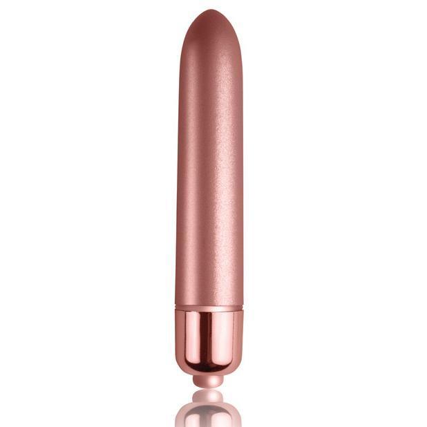 RocksOff - Touch of Velvet Bullet Vibrator (Rose Gold) Bullet (Vibration) Non Rechargeable Singapore