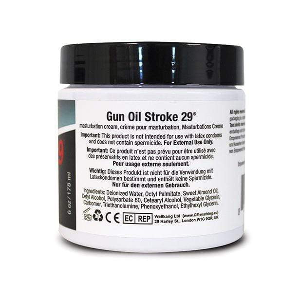 Gun Oil - Stroke 29 Masturbation Cream 7ml Lube (Silicone Based) 813362024108 CherryAffairs