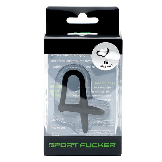 Sport Fucker - Cock Plug Urethral Sound Cock Ring (Black) BDSM (Others) 626140931 CherryAffairs
