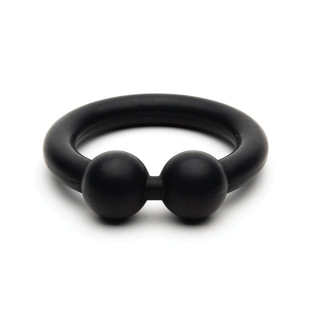 Sport Fucker - Bull Ring Silicone Cock Ring (Black) Silicone Cock Ring (Non Vibration) 626135262 CherryAffairs