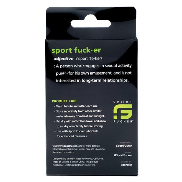 Sport Fucker - Bull Ring Silicone Cock Ring (Black) Silicone Cock Ring (Non Vibration) 626135262 CherryAffairs