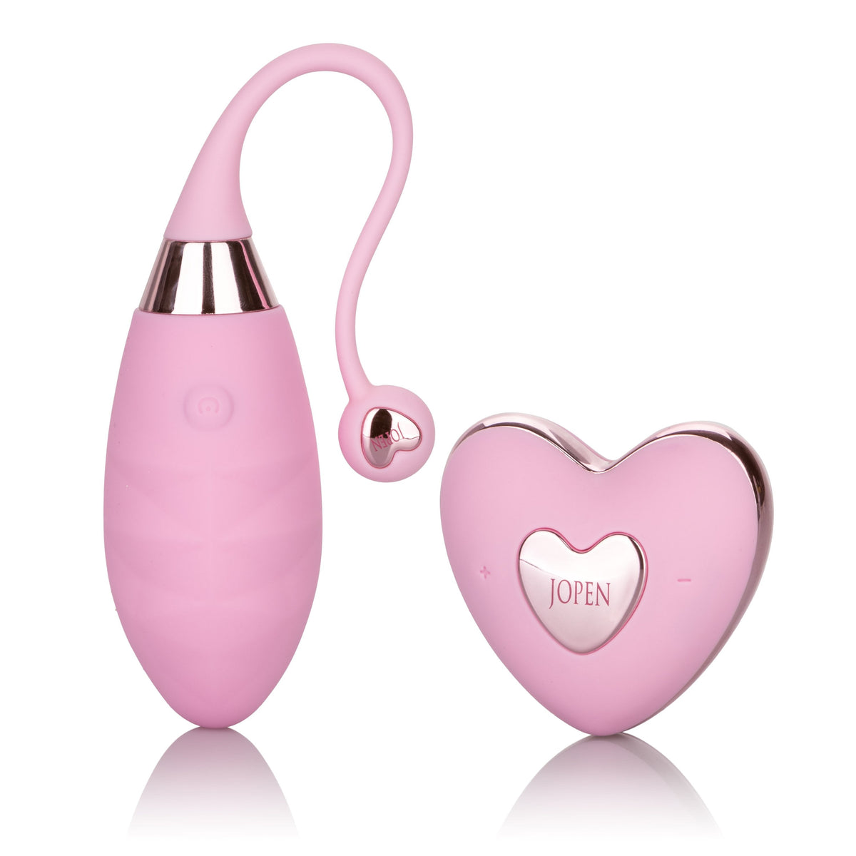 Calexotics - Amour Silicone Remote Egg Bullet Vibrator (Pink) - Pink - Wireless Remote Control Egg (Vibration)