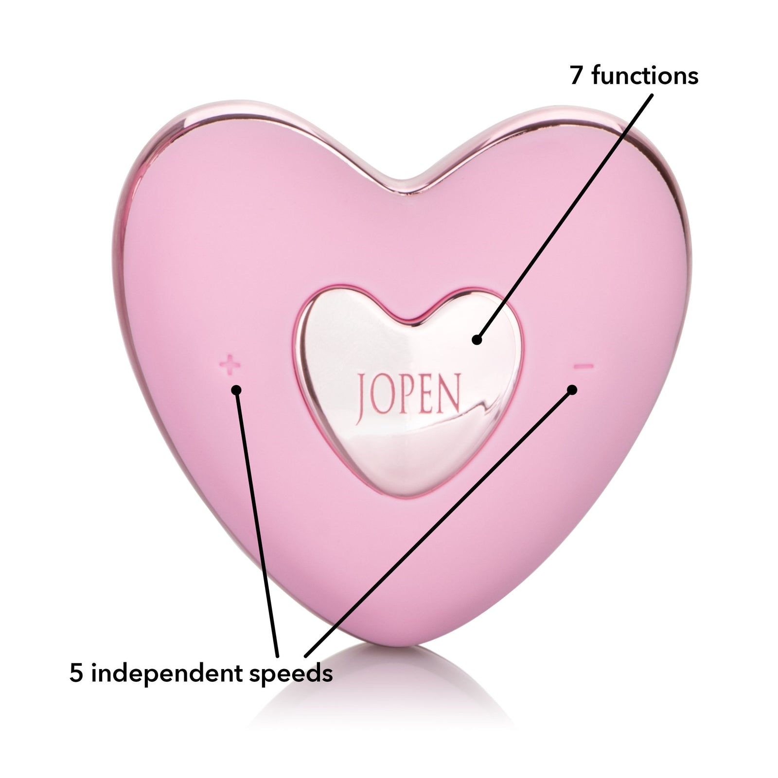 Calexotics - Amour Silicone Remote Egg Bullet Vibrator (Pink) - Pink - Wireless Remote Control Egg (Vibration)