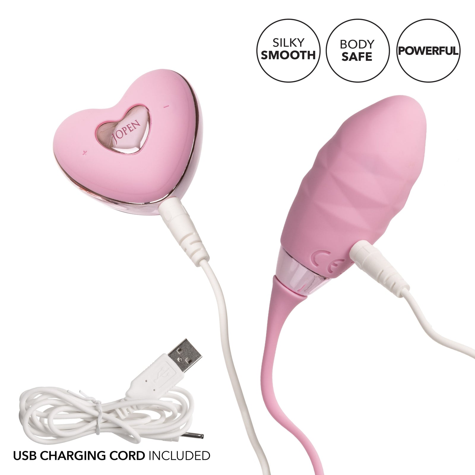 Calexotics - Amour Silicone Remote Egg Bullet Vibrator (Pink) - Pink - Wireless Remote Control Egg (Vibration)