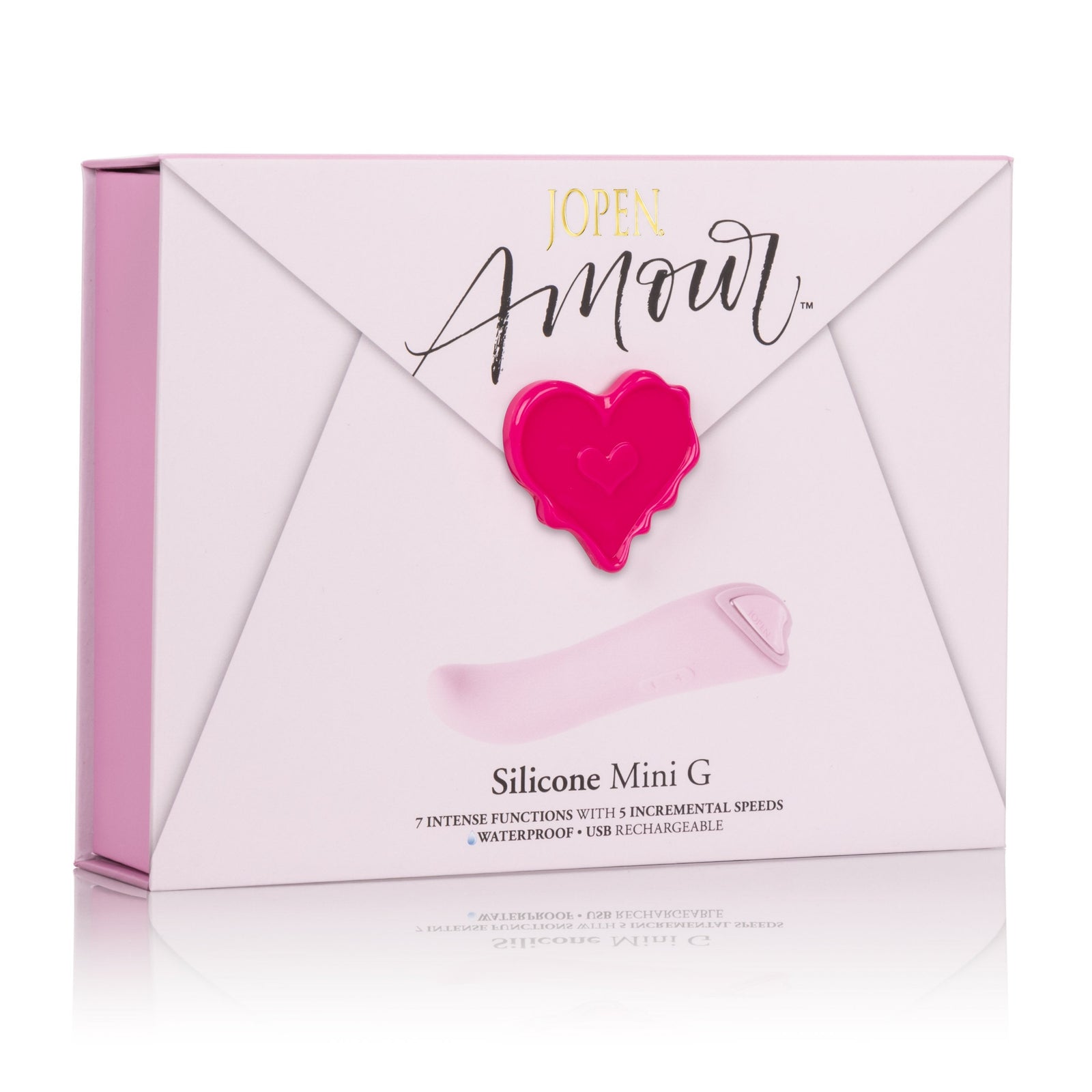 Jopen - Amour Silicone Mini G Spot Vibrator (Pink) G Spot Dildo (Vibration) Rechargeable Singapore