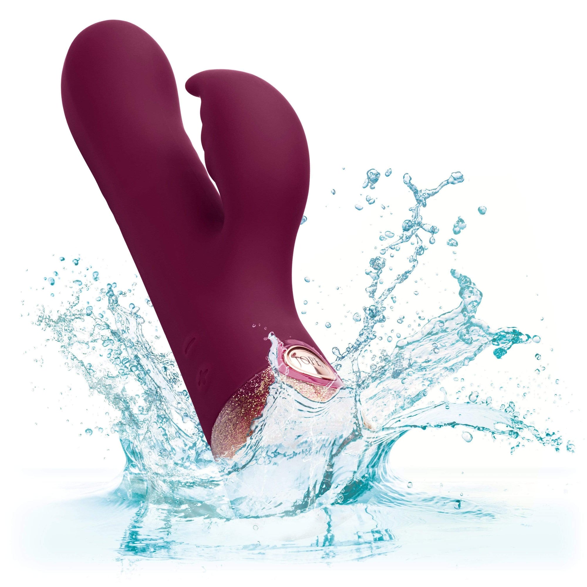 California Exotics - Jopen Starstruck Affair Luxurious Silicone Rabbit Massager (Red) Rabbit Dildo (Vibration) Rechargeable 815768012987 CherryAffairs