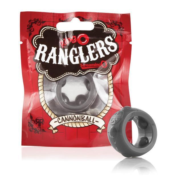The Screaming O - Ring O Ranglers Cannonball Silicone Cock Ring (Black) Silicone Cock Ring (Non Vibration) Singapore
