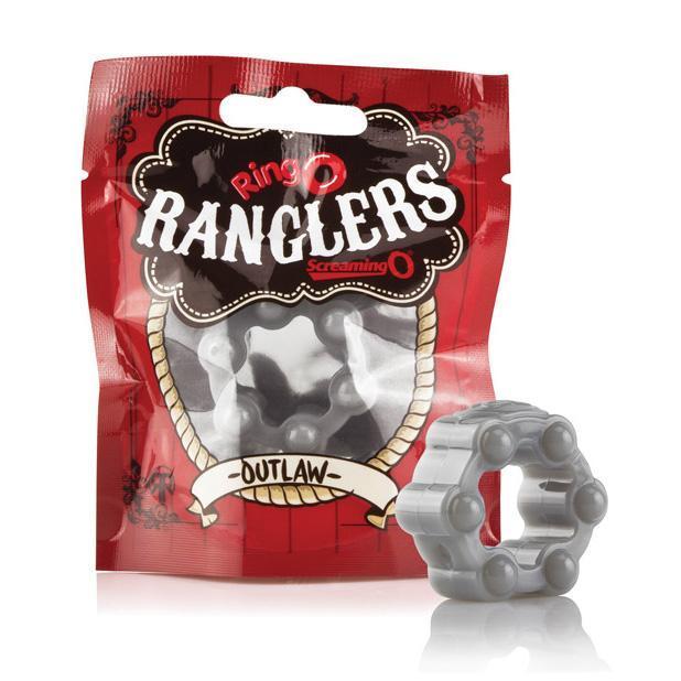 The Screaming O - Ring O Ranglers Outlaw Silicone Cock Ring (Grey) Silicone Cock Ring (Non Vibration) Singapore