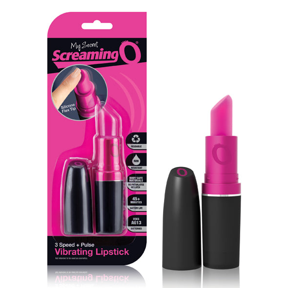 The Screaming O - Discreet Vibrating Lipstick - TSO1001 / Red - Discreet Toys