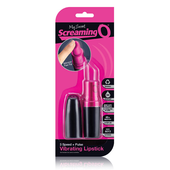 The Screaming O - Discreet Vibrating Lipstick - TSO1001 / Red - Discreet Toys