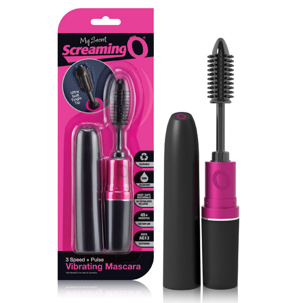 The Screaming O - Discreet Vibrating Mascara Wand - TSO1007 / Black - Discreet Toys