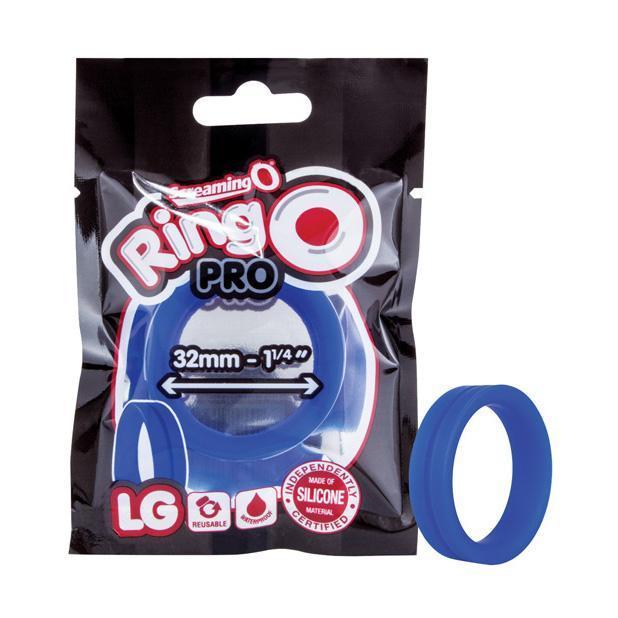 The Screaming O - Ring O Pro Silicone Cock Ring Large (Blue) Silicone Cock Ring (Non Vibration) Singapore