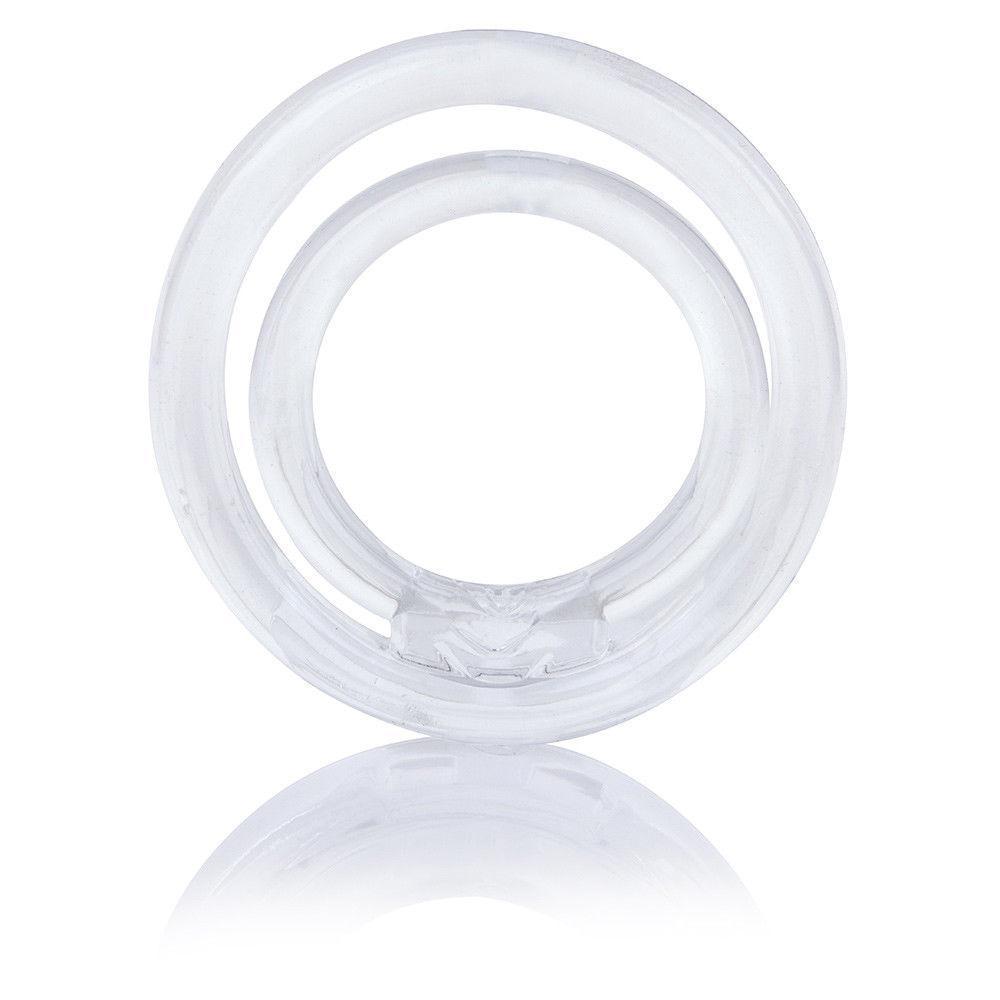 TheScreamingO - RingO2 Rubber Cock Ring with Ball Sling (Clear) Rubber Cock Ring (Non Vibration) Singapore