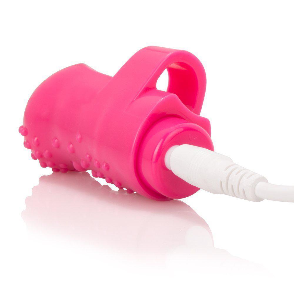 The Screaming O - Charged FingO Rechargeable Finger Vibe (Pink) Clit Massager (Vibration) Rechargeable Singapore